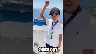 Travel with Kaven to Santorini Greece 🇬🇷 #travel #greece #kavenadventures