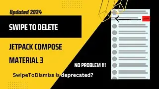 Jetpack Compose SECRET (New API) to Swipe-to-Delete in Under 6 Minutes!