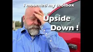 I mounted my new toolbox upside down !!