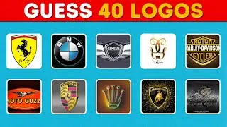 Guess the Logo in 8 Seconds 🥇🍏 40 Famous Logos | Logo Quiz 2024 | Ultimate Quiz