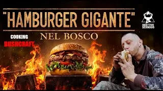 Cucinare Nel Bosco - SUPER hamburger su pietra