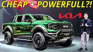 The MOST POWERFULL Pickup Truck!? ALL NEW 2025 Kia Tasman UNVEILED