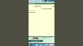Tally ERP 9 Shortcut key | Tally Shortcut key | Alt+C | shortcut key for ledger creation | 
