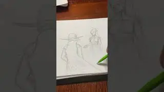 Sketching for about 30 seconds