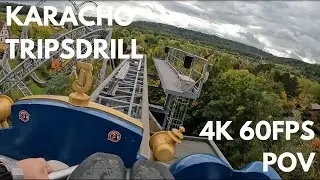 Karacho front row POV 4K 60 fps  - Tripsdrill Germany 2024