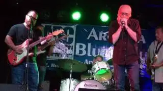Chef Denis Depoitre.Harmonica.Johnny Main and BR Millon .Guitars . August 2016.
