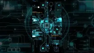 4K 100% Free Technology HUD Element Intro Background   No Copyright Video