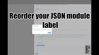 Labelling system automation workflow/scenarios JSON labels to match the custom fields order