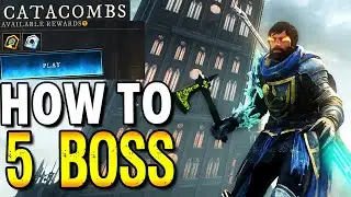 How TO solo Catacombs And clear 5 BOSSES In New World Aeternum!