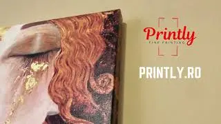 Klimt Golden Tears canvas Klimt Freyas tears video PRINTLY RO
