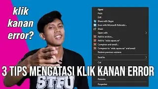SHORT TUTORIAL #2 Mengatasi klik kanan yang Error, Not Responding, & lelet, bisa untuk semua Windows