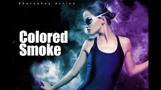 Colored Smoke Photoshop Action | 2850+ Professional Photoshop Actions | Artixty