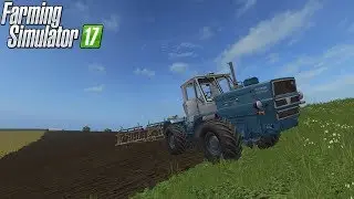 Культивация поля на Т-150к