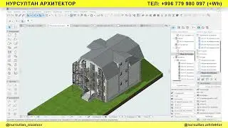 Ыссык-Колго сонун проект Конок уй(Двухэтажный гостевой дом с мансардой)
