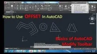 offset tool bar in autocad 2017