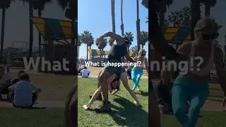 Tell me what’s going on? #trapped #losangeles #sunday #acro