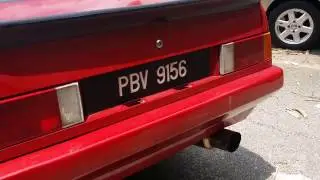 Proton Saga masuk engine evo 3 with intercooler