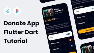 Donate UI Payment Animation Mobile App Beginners Flutter Tutorial