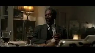 Morgan Freeman - ridiculous natural laugh in Seven