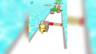 PUSH HARDER 3D - Level Up Man Run Satisfying Number Block Gameplay (Max Level Math Games)