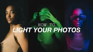 HOW TO LIGHT YOUR PHOTOS | INDOOR STUDIO LIGHTING IDEAS