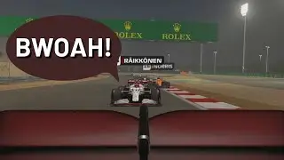 Battling Raikkonen and Giovinazzi is Nostalgic