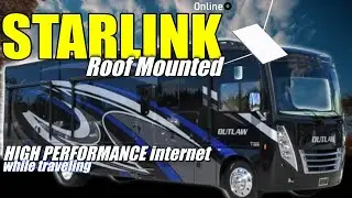 Starlink Roof Mounted on an RV | COMPLETE GUIDE | Starlink Speeds and Alignments and Connections