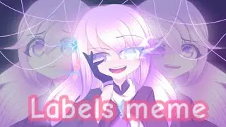 Labels meme ( gacha life + animation )