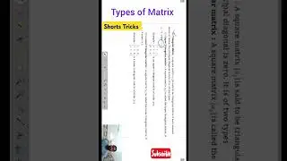 Types of Matrix triangular Matrix #pgt_math #mathematics #aso  #uttarakhand