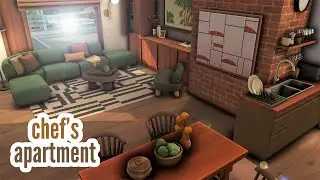 chef's apartment \\ The Sims 4 CC speed build
