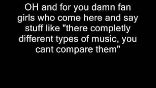 Bullet for My Valentine VS The jonas brothers (JB suck)