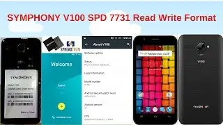Symphony V100 SPD sc7731g CPU Read Write firmware, Format FS, Clear FRP, Flash IC Test RO Check By I