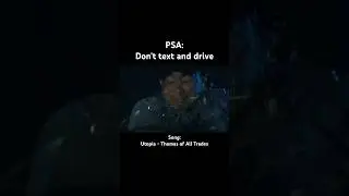 PSA: Don't text and drive