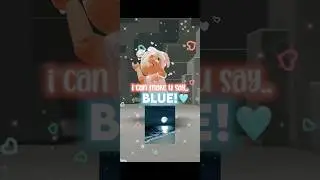 i can make u say blue!💙 #roblox #shorts #robloxshorts #ytshorts #youtubeshorts #fyp
