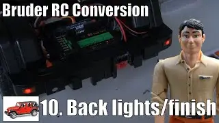 Bruder Jeep RC conversion - 10. back lights
