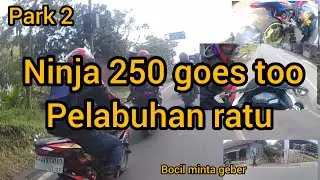 banyak bocil minta geber.!! ninja 250 goes too pelabuhan park 2
