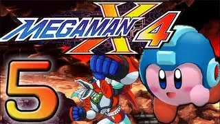 Mega Man X4 Kirby Challenge - Magma Dragoon (Part 5)