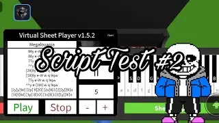 Script Test #2 Playing Megalovania! | Panda Hub