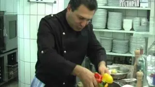 Судак, запеченный с овощами BELUGA RESTAURANT DUESSELDORF VIDEOREZEPTE.wmv