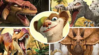 Ice Age 3 Dawn of the Dinosaurs - All Bosses Fight Gameplay