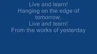 Crush 40 - Live And Learn Lyrics
