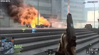 BF4 BETA - PC ULTRA SETTINGS! Taking out a tank like a boss | Drelex123