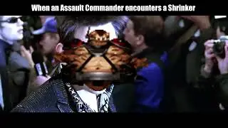 When an Assault Commander encounters a Shrinker