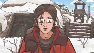 Rise of the Tomb Raider - Мультик (Лара Крофт пародия) - перевод