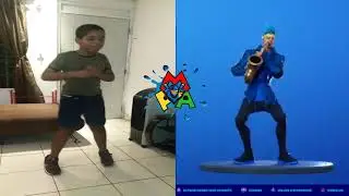 BAILANDO CANCIONES DE FORTNITE  (parte 1)