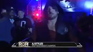 ROH - AJ Styles entrance