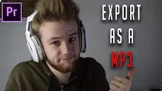 How to Export Audio Only In Adobe Premiere Pro 2021