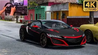 Acura NSX - Forzo Horizon 5 | Steering Wheel PXN V10 Gameplay