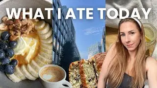What I Ate Today | Baking Banana Bread & Healthy Low Cost Meals | Kat Saves