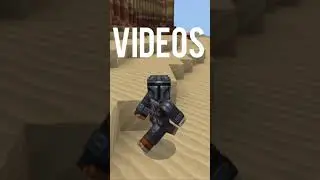 The MANDALORIAN Starwars Minecraft with BABY YODA #starwarsminecraft #mandalorian #shorts